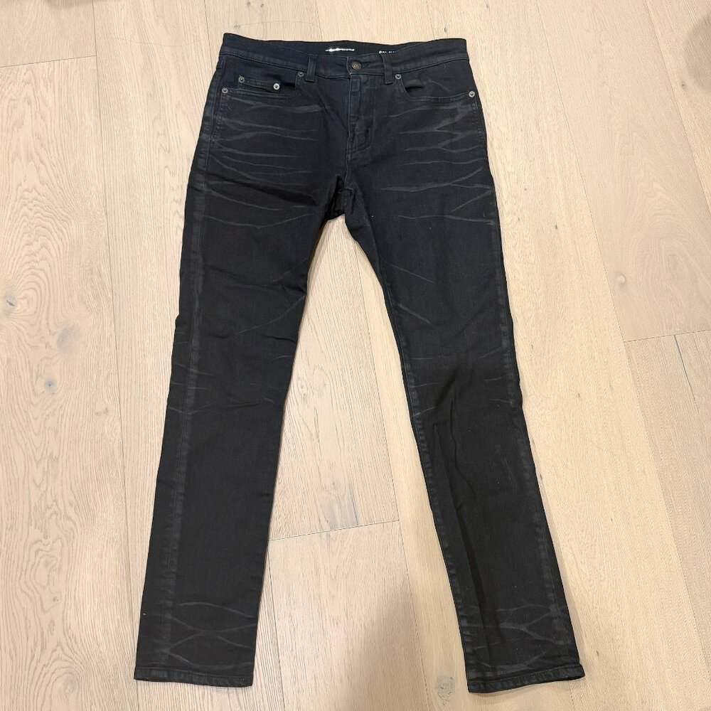 SAINT LAURENT D21 SLIM FIT MEDIUM WAIST MEN'S JEANS 32 D21 W/SL-MW